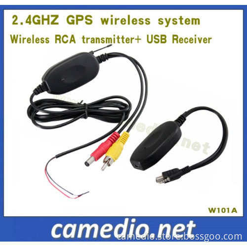 2.4GHz Wireless GPS Rearview System (transmitter+ receiver) for Portable GPS Navigation